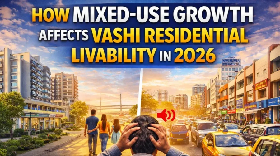 How Mixed-Use Growth Affects Vashi Residential Livability