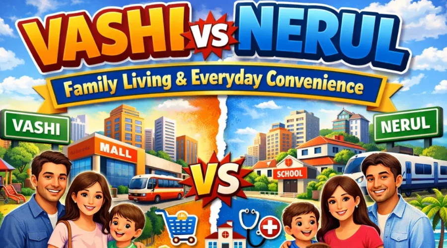 Vashi vs Nerul for Family Living and Everyday Convenience