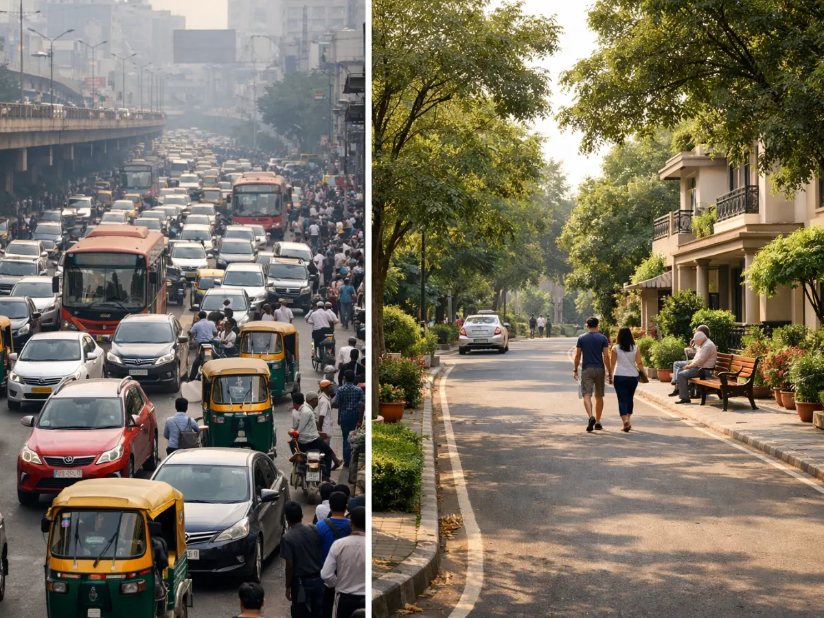 Gated residential society in Nerul with open space, parking and family-friendly environment