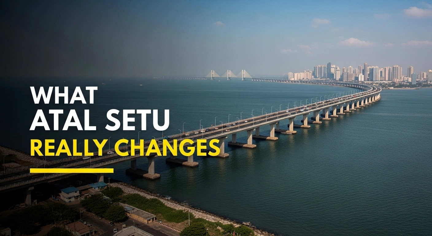 What does Atal Setu actually change is visible in this image.