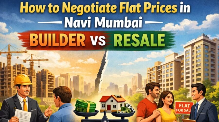 How to Negotiate Flat Prices in Navi Mumbai (Builder vs Resale)