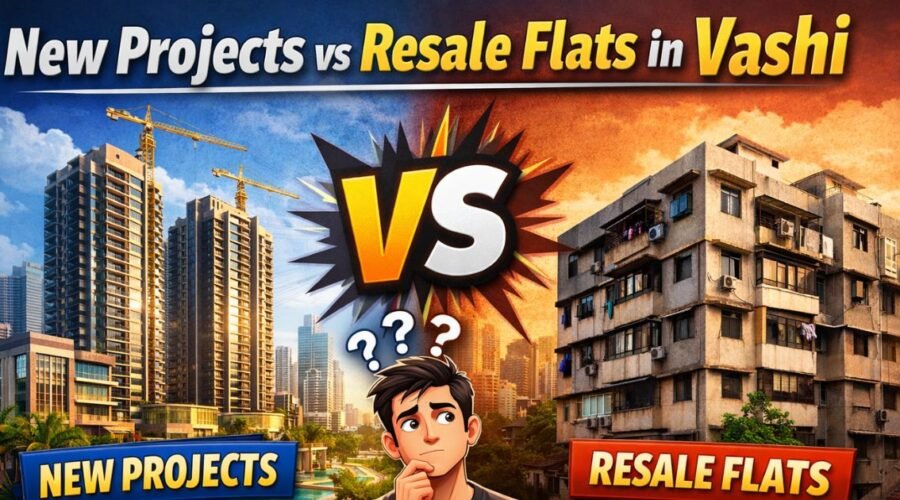 New Projects vs aResale Flats in Vashi: What Buyers Should Actually Choose