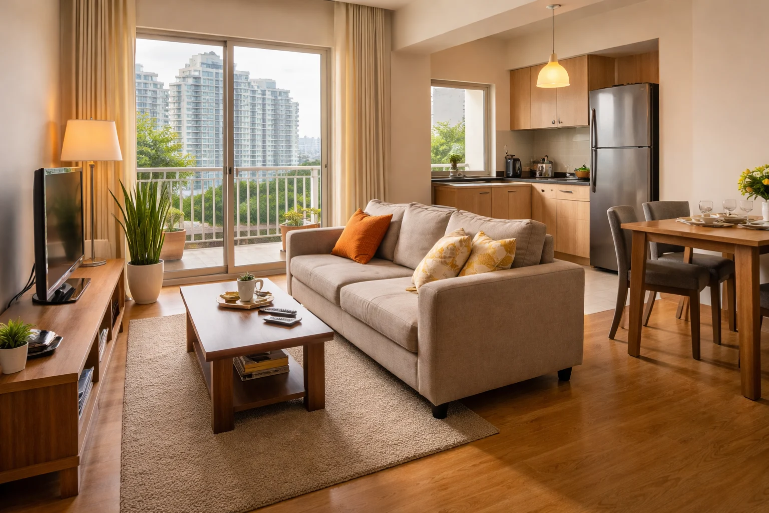 Property investment decision showing EMI vs rent comparison