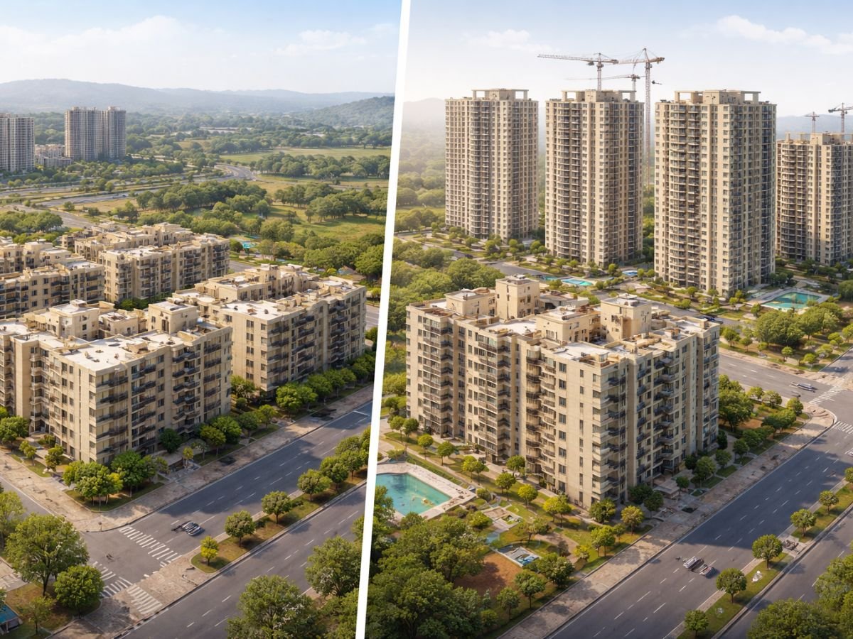 Low-rise and high-rise residential projects in Navi Mumbai growth areas