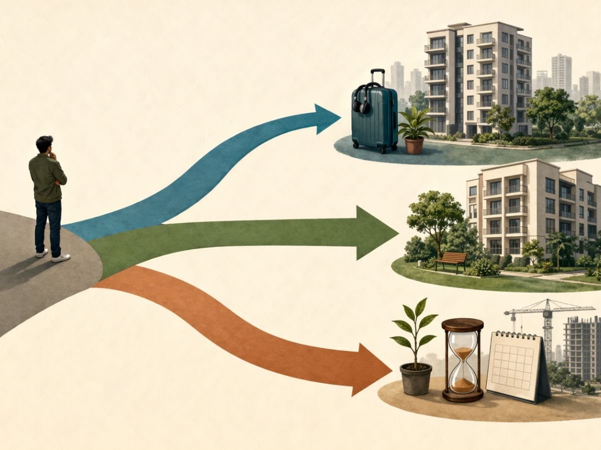 Rent buy or wait decision framework illustration