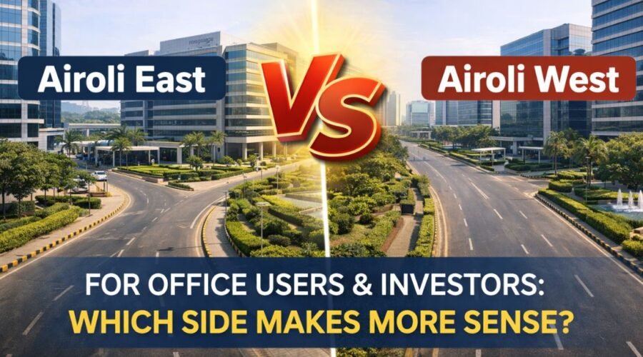 Airoli East vs Airoli West for Office Users and Investors: Which Side Makes More Sense?