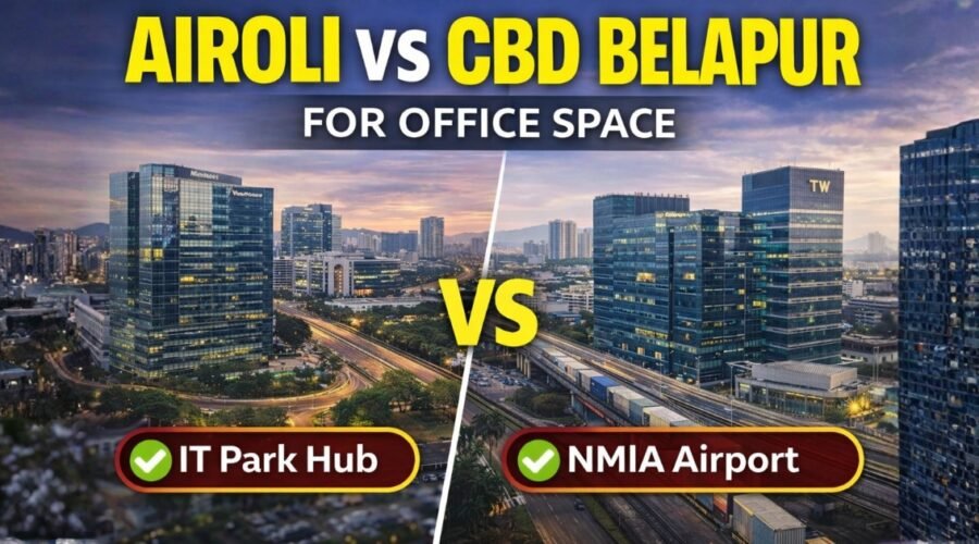Airoli vs CBD Belapur for Office Space: Which Node Makes More Practical Sense?