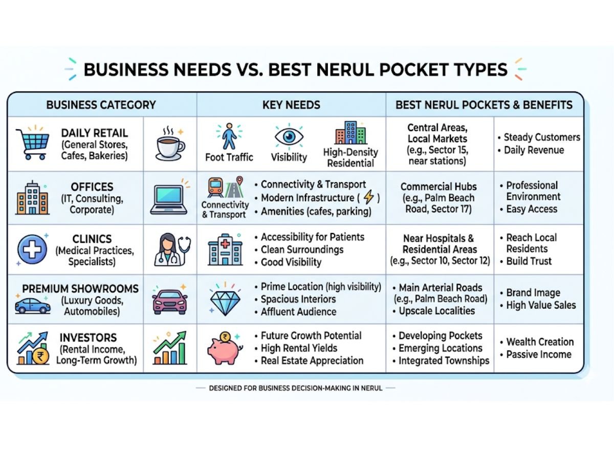 Quick Summary: Which Nerul pocket suits which need best?