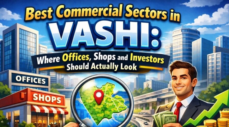 Best Commercial Sectors in Vashi: Where Offices, Shops and Investors Should Actually Look