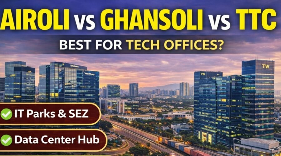 Best Industrial Area in Navi Mumbai Airoli, Ghansoli or TTC Belt?