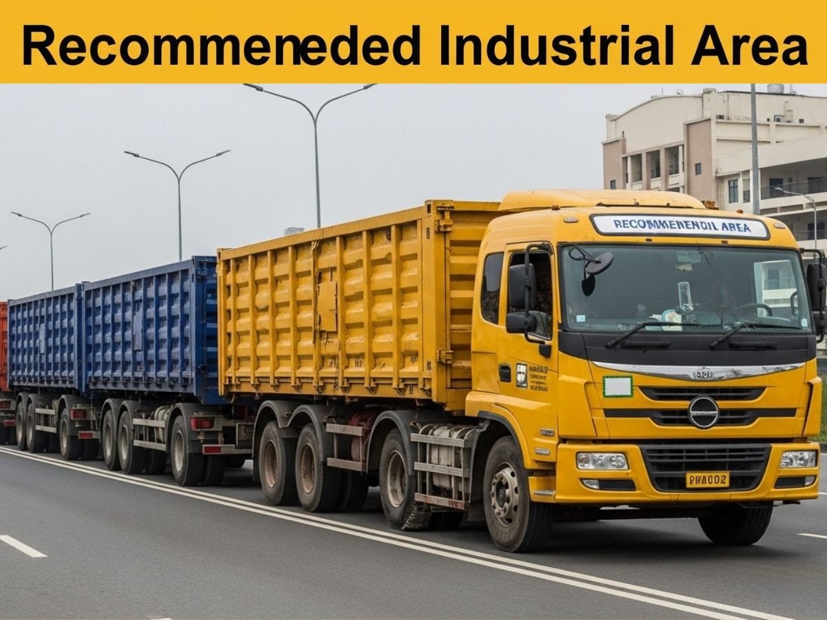 Best Industrial Areas Navi Mumbai Business Type Comparison is visible in this image.