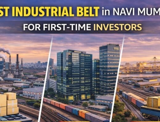 Best Industrial Belt in Navi Mumbai for First-Time Investors is visible in this image.