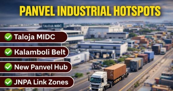 Best Industrial and Logistics Areas in Panvel is visible in this image.