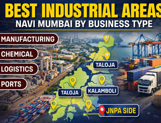 Best industrial areas in Navi Mumbai is visible in this image.