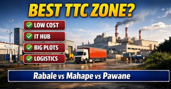 Best ttc zones rabale mahape pawane is visible in this image