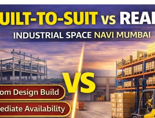 Built-to-Suit vs Ready Industrial Space in Navi Mumbai is viisble in this image.