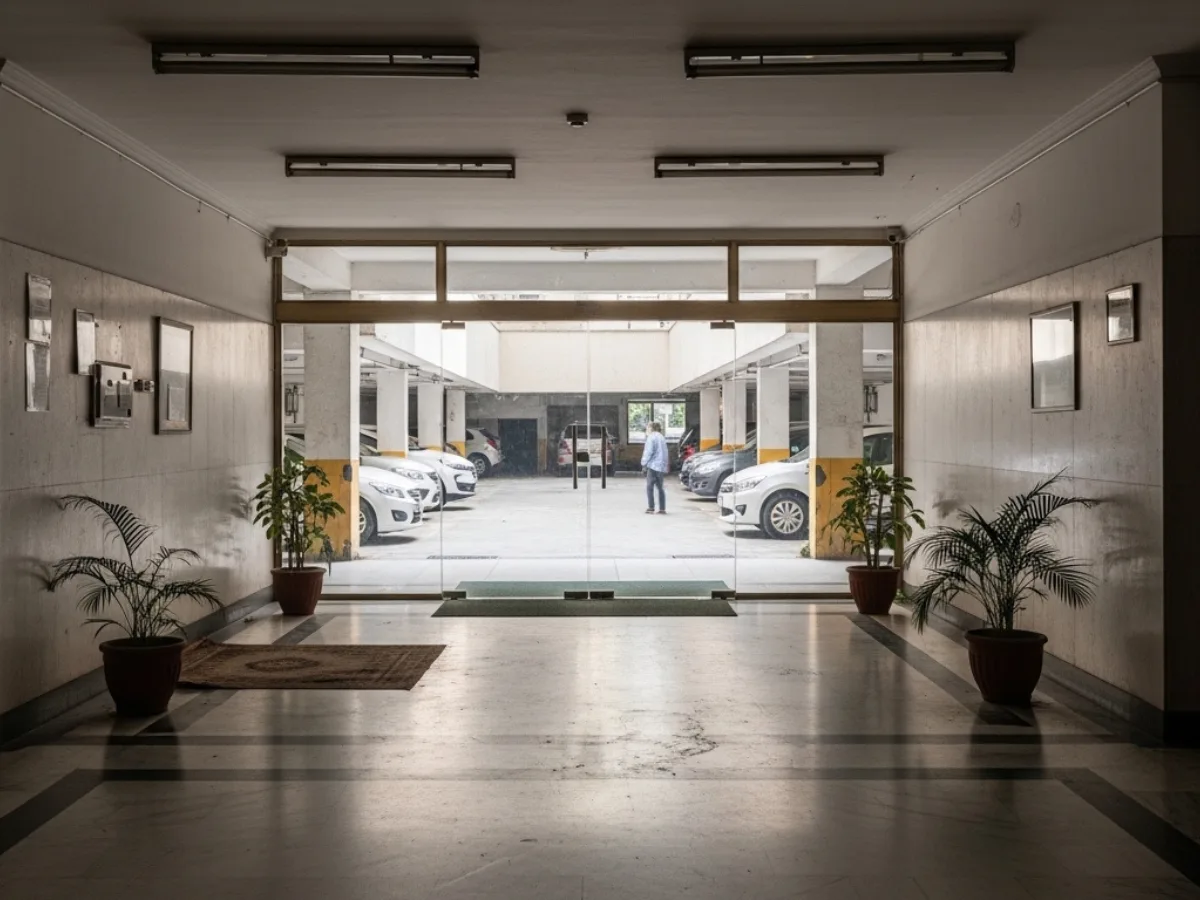 Hidden cost of office leasing in CBD Belapur with lease papers, maintenance notes, deposit calculations, and fit-out estimates