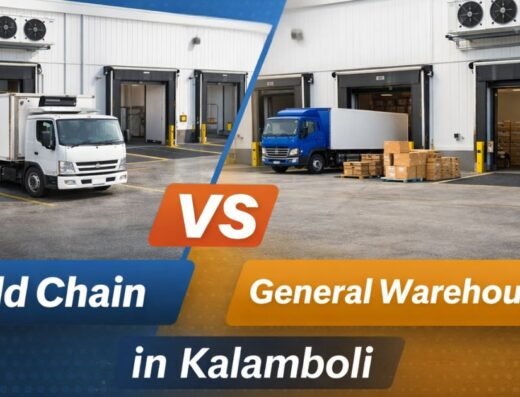 Cold Chain vs General Warehousing in Kalamboli is visible in this image.