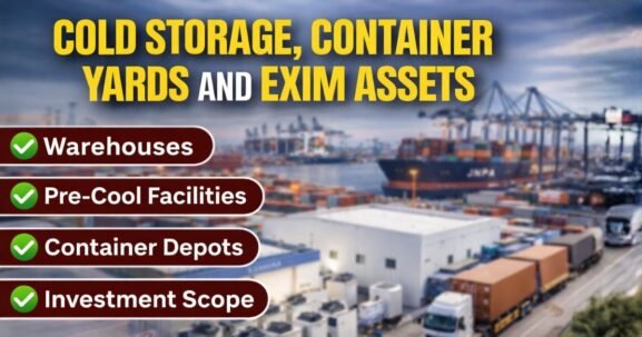 Cold Storage, Container Yards and EXIM-Linked Assets near JNPA is visible in this image.