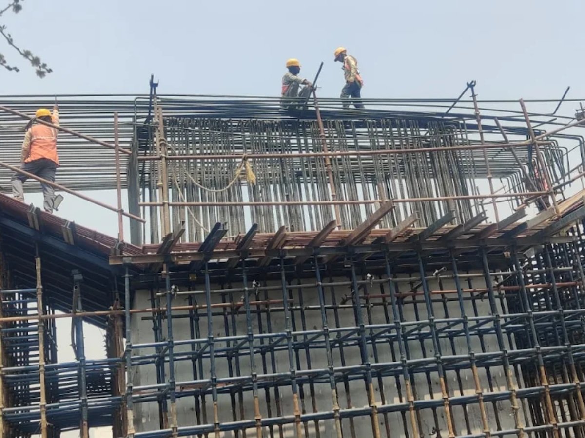 Civil construction and infrastructure project visual