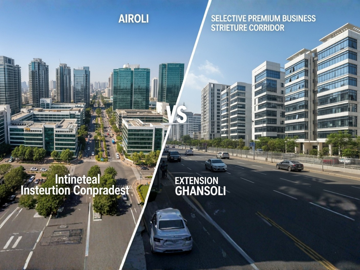 Does Airoli benefit more from these four demand drivers than Ghansoli, or is the answer more mixed? is visible in this image