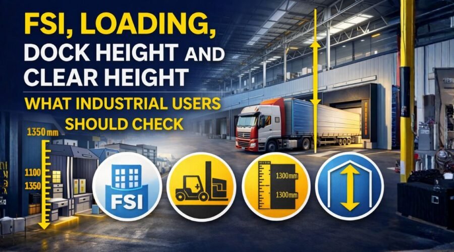 FSI, Loading, Dock Height and Clear Height: What Industrial Users Should Check