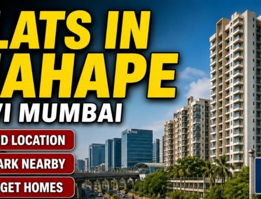 Flats in Mahape Navi Mumbai is visible in this image.