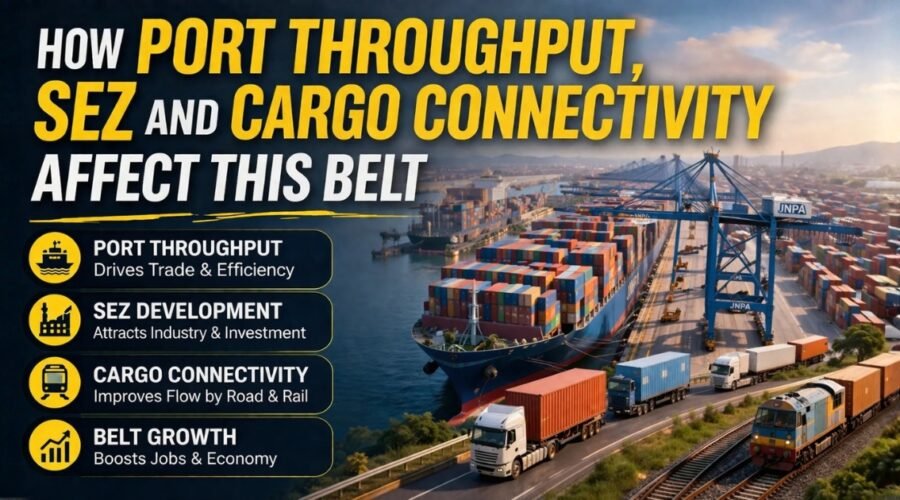 How Port SEZ and Cargo Connectivity Affect the JNPA–Dronagiri Belt