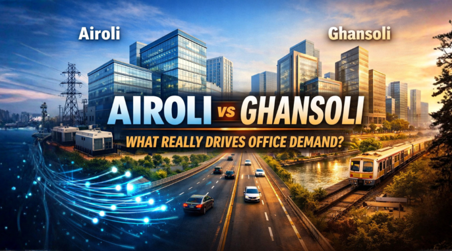 How Power, Fiber, Road and Talent Access Affect Airoli-Ghansoli Demand