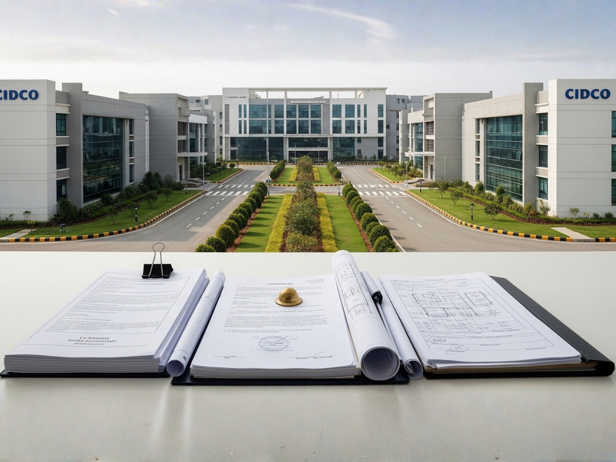 How do you verify sanctioned industrial use in CIDCO-controlled areas