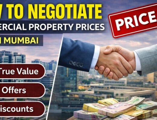 How to Negotiate Commercial Property Prices in Navi Mumbai is visible in this image.