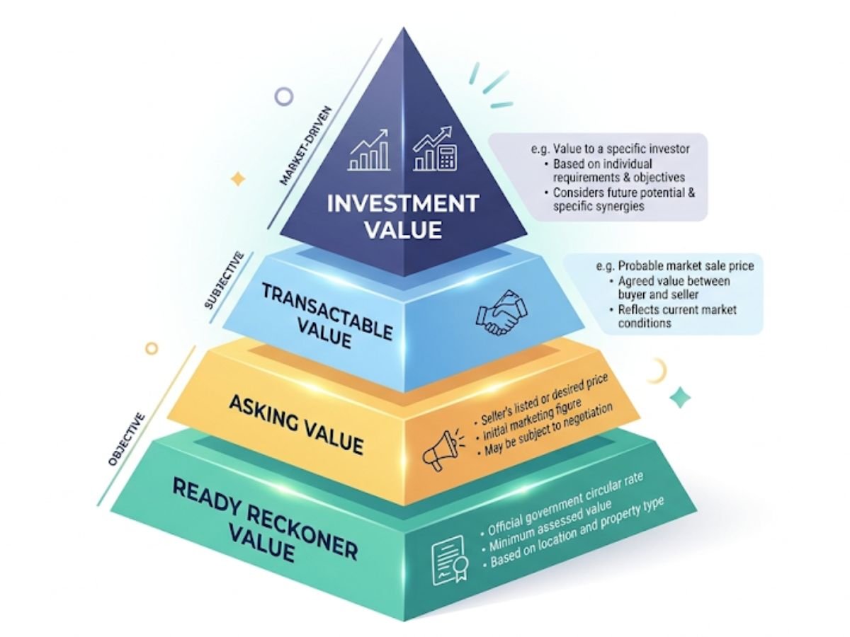 What does “commercial property value” actually mean here?