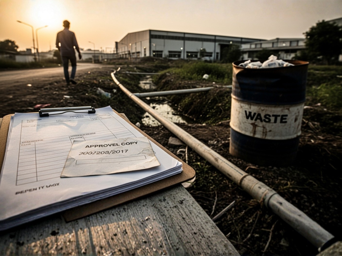 In Navi Mumbai-side industrial belts, where do CETP and environmental checks become more serious