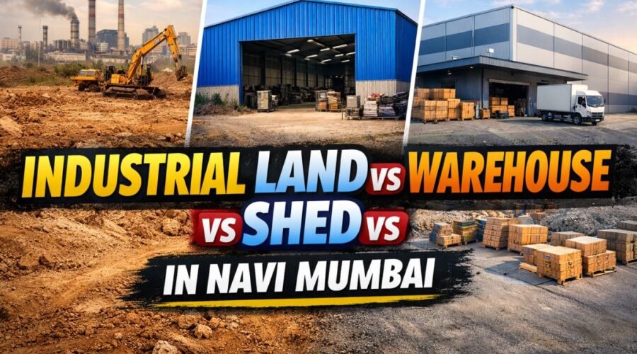Industrial Land vs Shed vs Warehouse in Navi Mumbai: Which One Fits Your Business Best?