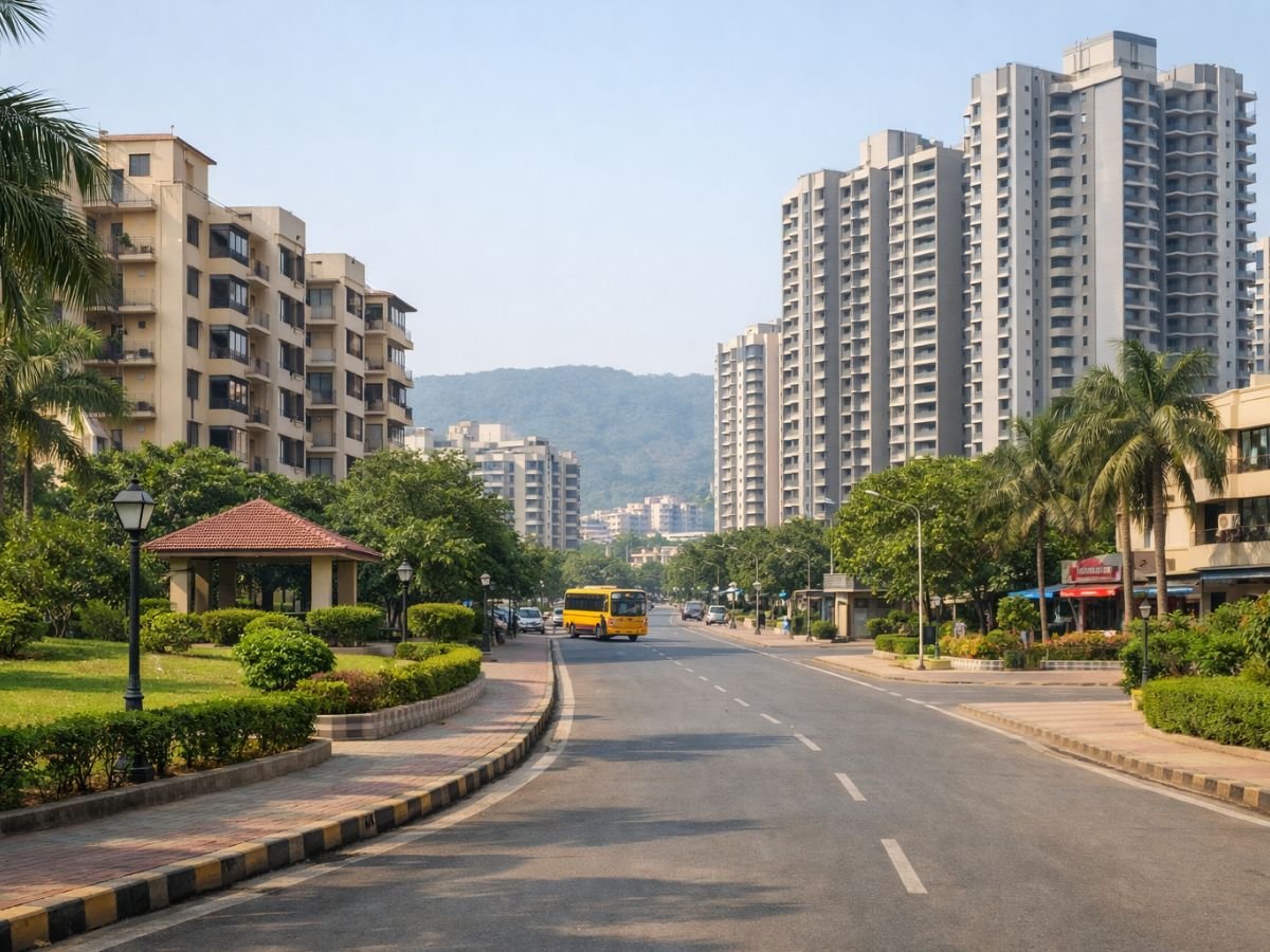 Is Kharghar best suited for families is visible in this image.