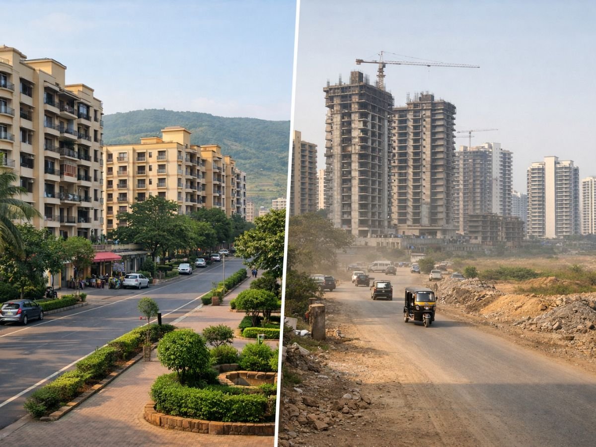 Is Kharghar one property market or several different micro-markets is visible in this image.