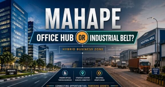 Is Mahape an Office Hub or an Industrial Belt thumbnail is visible in this image.