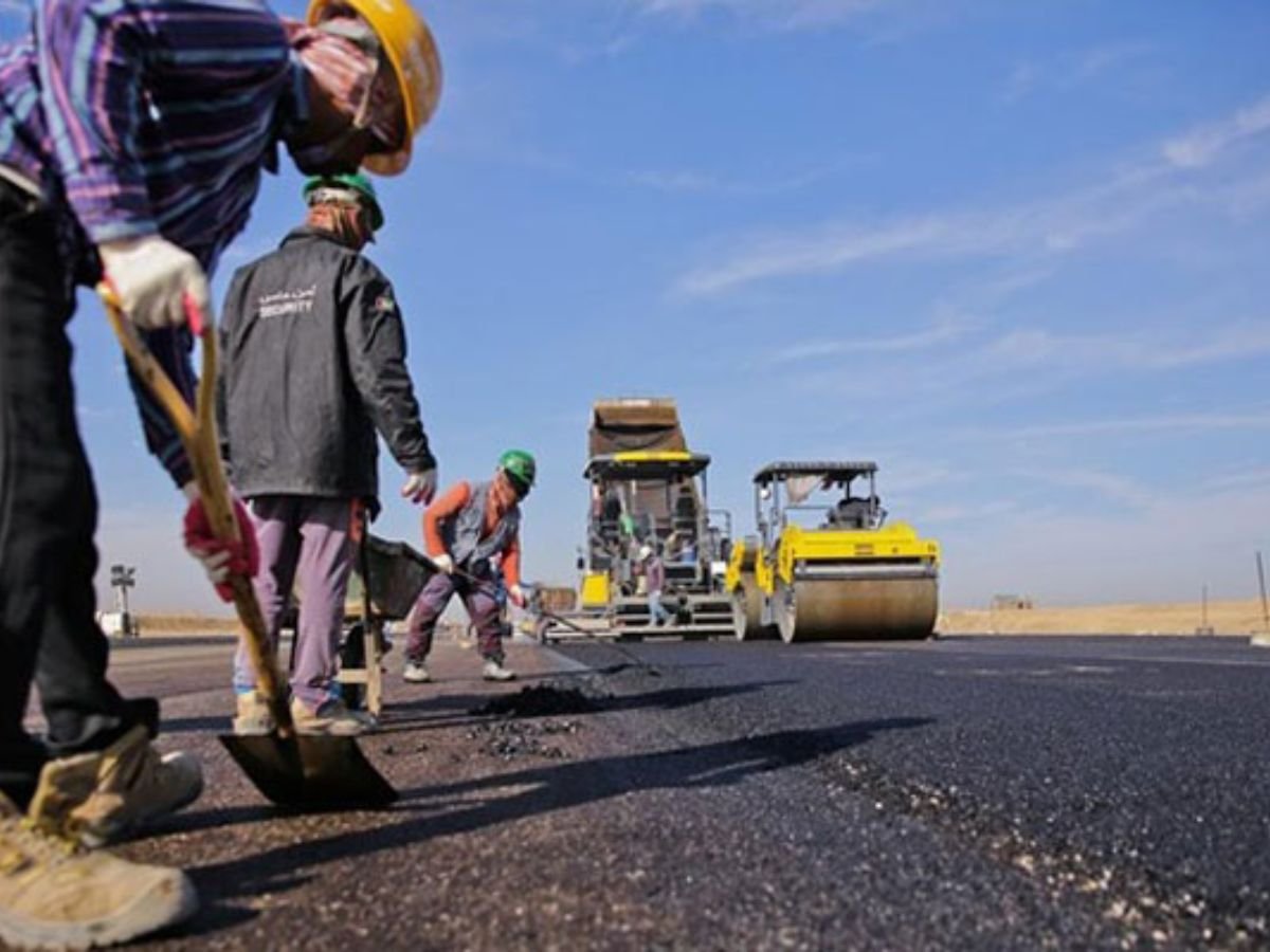 Civil infrastructure contractor and road work