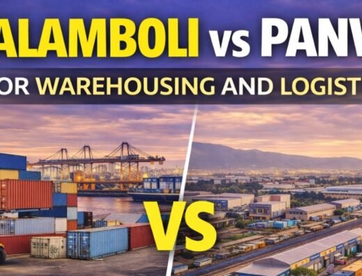 Kalamboli vs Panvel for Warehousing and Logistics is visible in this image.