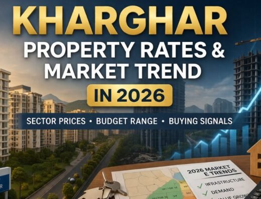 Kharghar Property Rates and Market Trend in 2026 thumbnail is visible in this image.