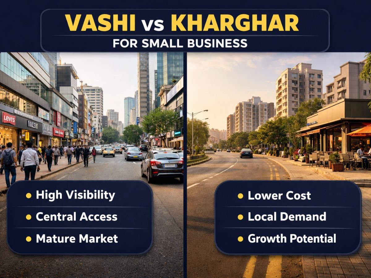Kharghar vs Vashi for Small Business Owners