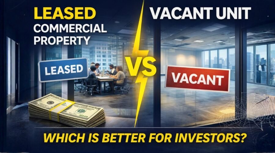 Leased Commercial Property vs Vacant Unit in Navi Mumbai: Which Is Better for Investors?