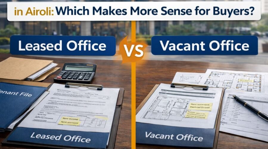 Leased Office vs Vacant Office in Airoli: Which Makes More Sense for Buyers?