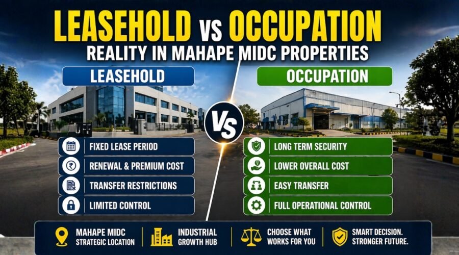 Leasehold vs Occupation Reality in Mahape MIDC Properties