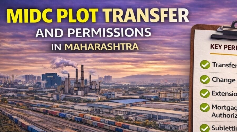 MIDC Plot Transfer and Permissions in Maharashtra: What Navi Mumbai Buyers Should Check Before Buying