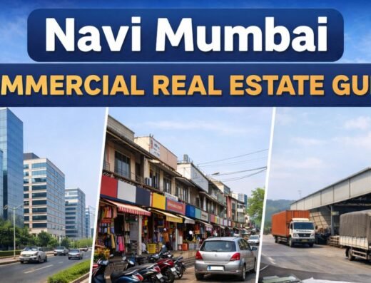 Navi Mumbai Commercial Real Estate Guide Offices, Shops and Warehouses thumbnail is visible in this image.
