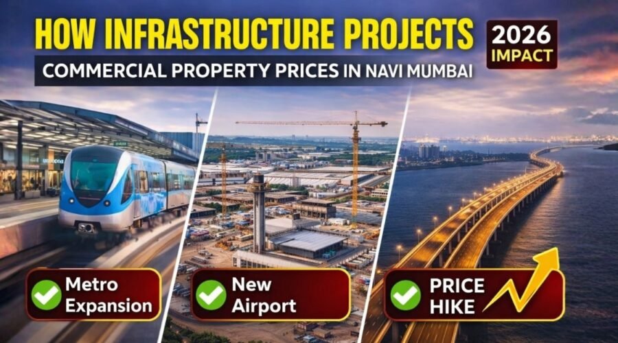 How Infrastructure Projects Affect Commercial Property Prices in Navi Mumbai