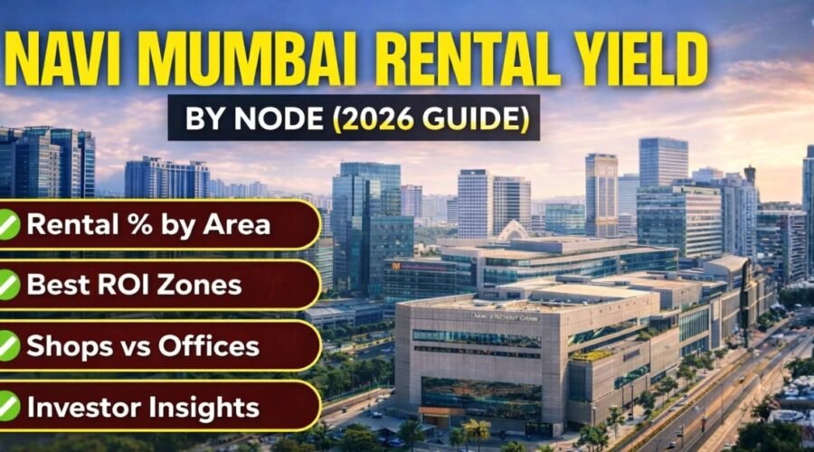 Navi Mumbai Commercial Rental Yield by Node
