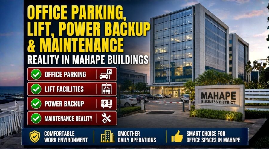 Office Parking, Lift, Power Backup and Maintenance Reality in Mahape Buildings