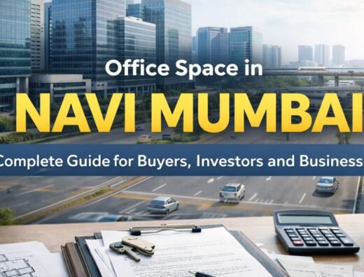 Office Space in Navi Mumbai Complete Guide for Buyers, Investors and Businesses thumbnail is visible in this image.